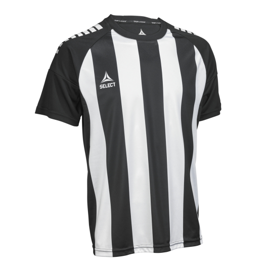 Футболка SELECT Spain v25 player shirt striped s/s Black- White